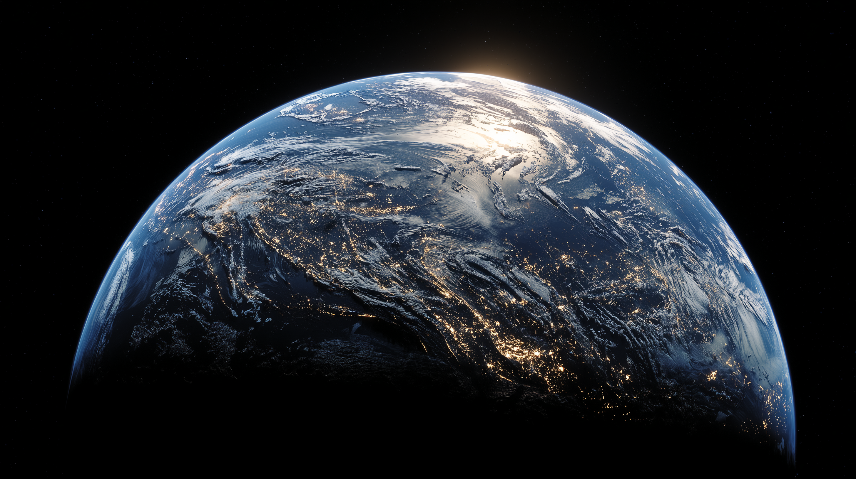 Terre en arrière-plan